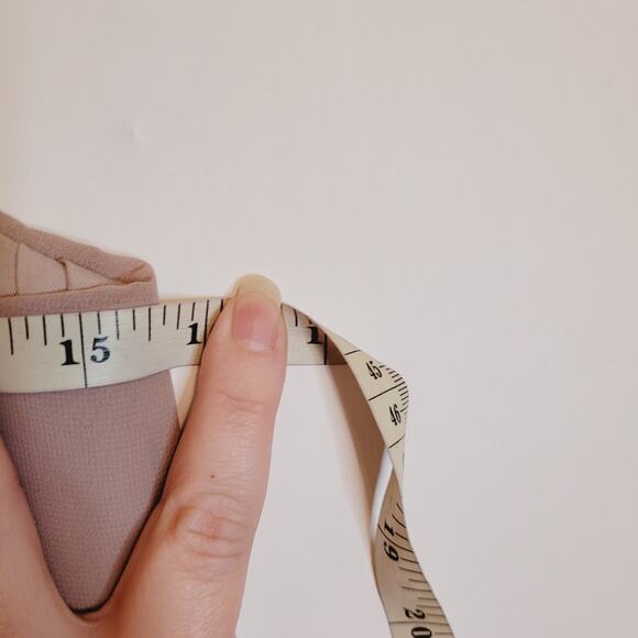 Sorella Vita rose pink spaghetti strap blouson full length chiffon gown Size 12 - Picture 10 of 11